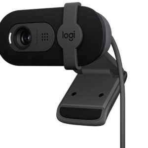 Logitech Brio 101 Full HD 1080p Webcam Made for Meetings and Works for Streaming — Auto-Light Balance, Built-in Mic, Privacy Shutter, USB-A, for Microsoft Teams, Google Meet, Zoom, and More - Black